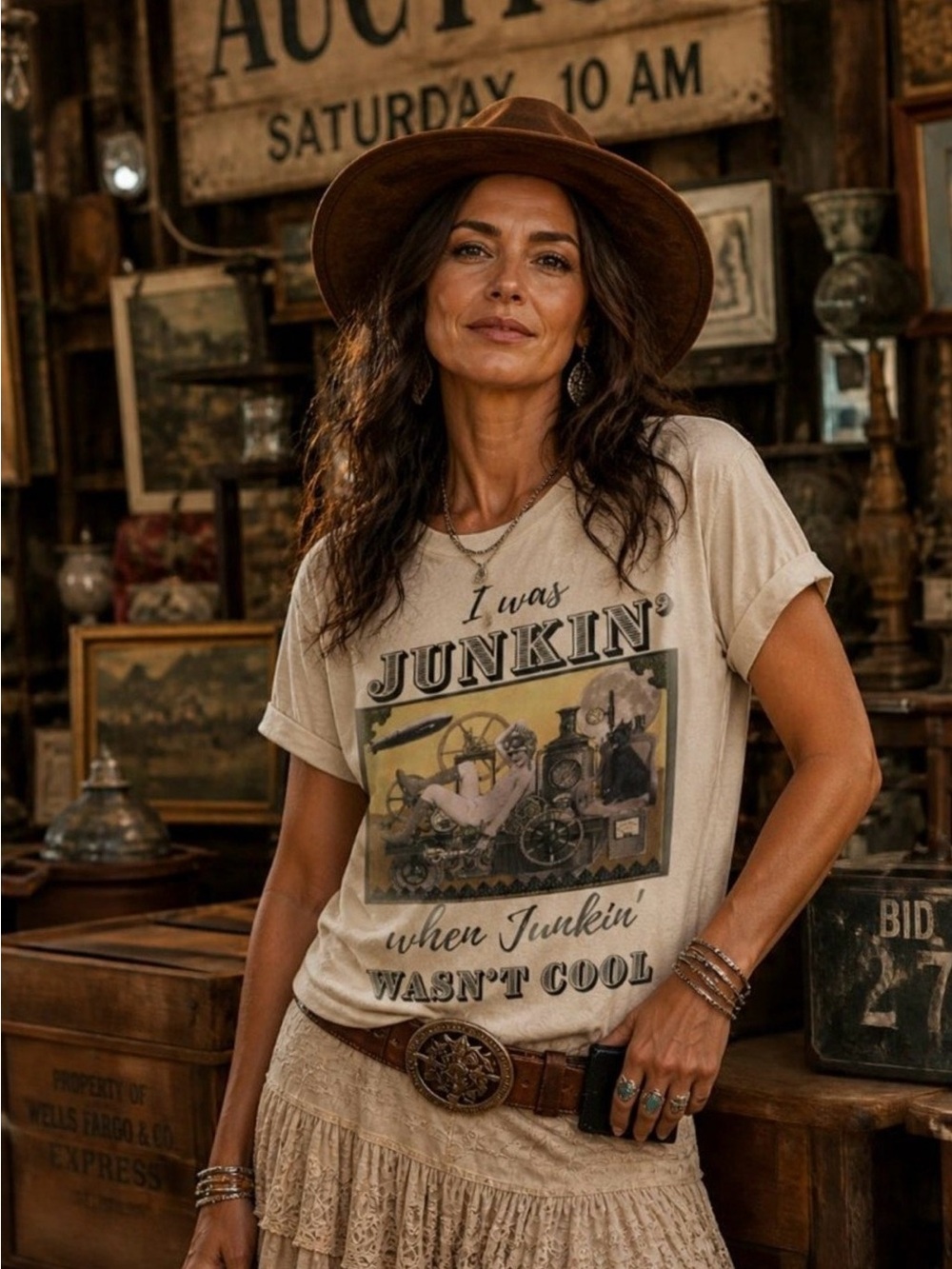 Hatman’s Original Luxury Tee, Western Country Music Graphic T-Shirt
